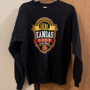 Hanes Black Kansas City Graphic Sweatshirt